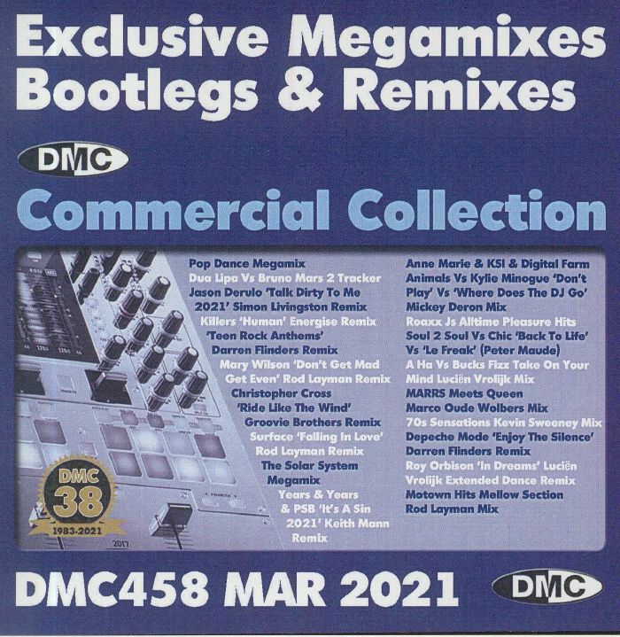 VARIOUS - DMC Commercial Collection March 2021: Exclusive Megamixes Bootlegs & Remixes (Strictly DJ Only)