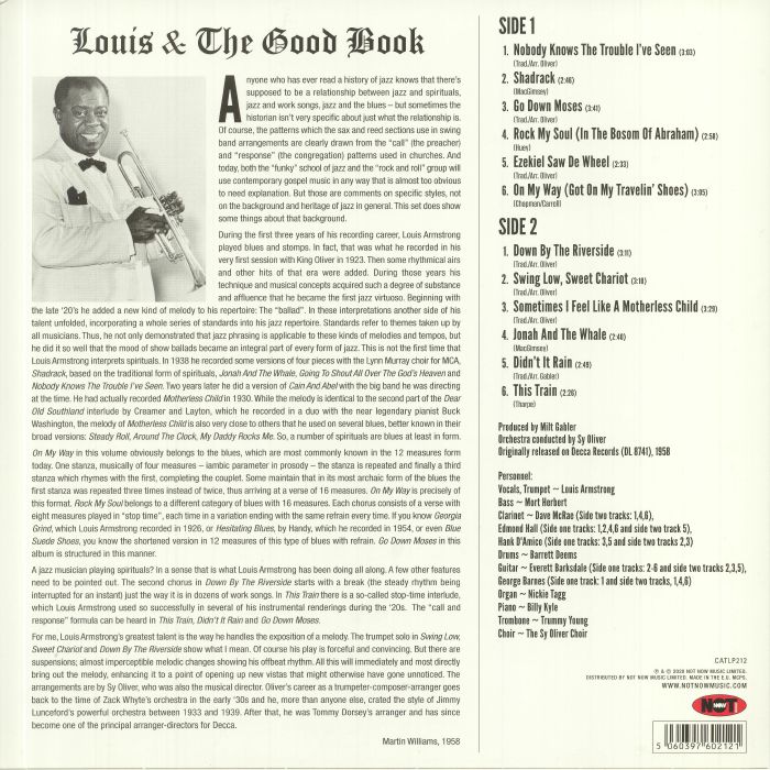 ARMSTRONG, Louis - Louis & The Good Book (reissue)
