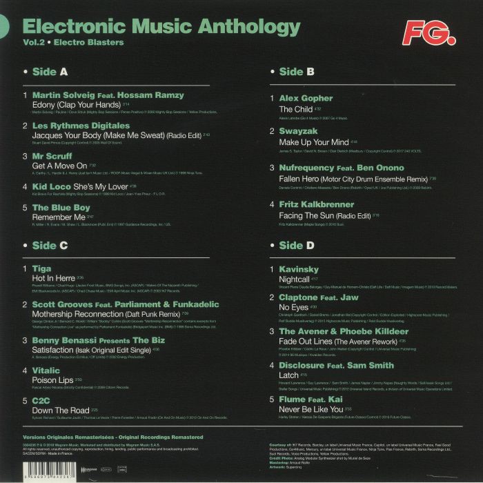 FG/VARIOUS Electronic Music Anthology Vol 2 (reissue) Vinyl at Juno