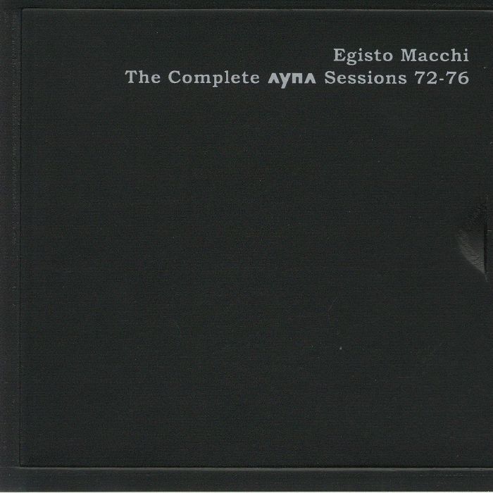 MACCHI, Egisto - The Complete Ayna Sessions 72-76
