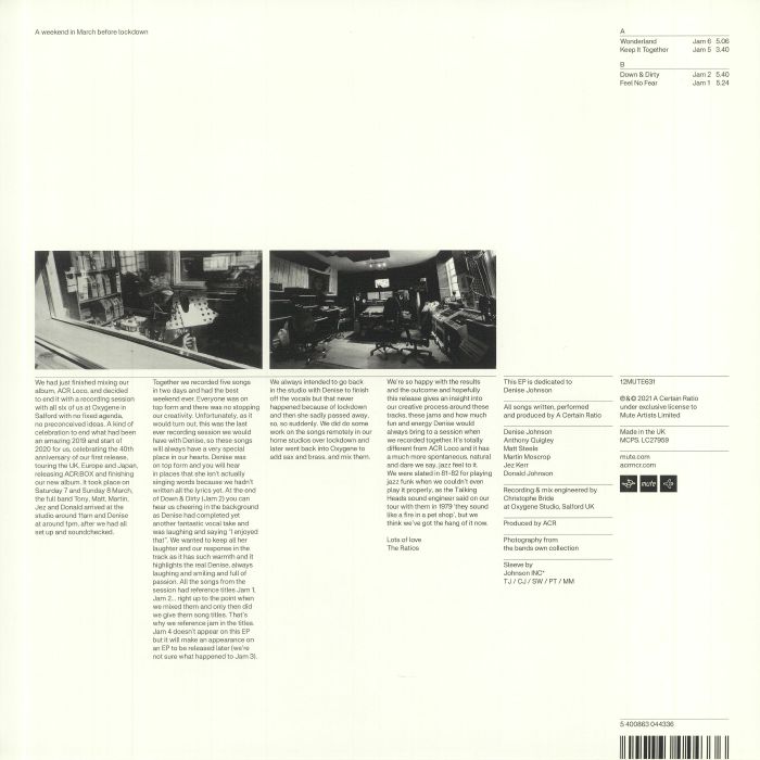 A CERTAIN RATIO - ACR:EPA