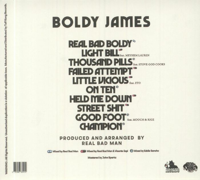 BOLDY JAMES - Real Bad Boldy CD At Juno Records.