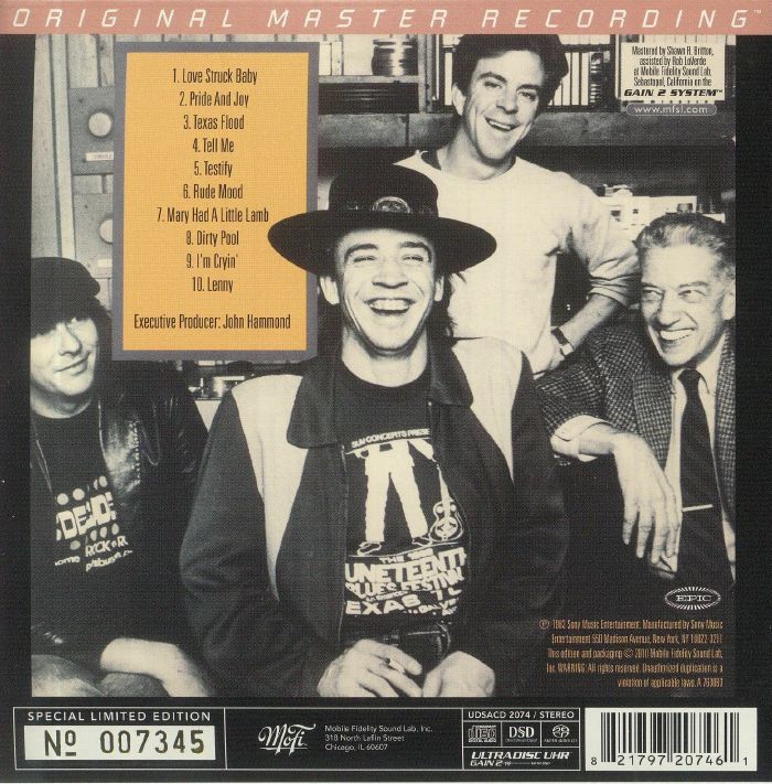 VAUGHAN, Stevie Ray & DOUBLE TROUBLE - Texas Flood