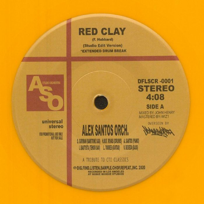 ALEX SANTOS ORCHESTRA - Red Clay