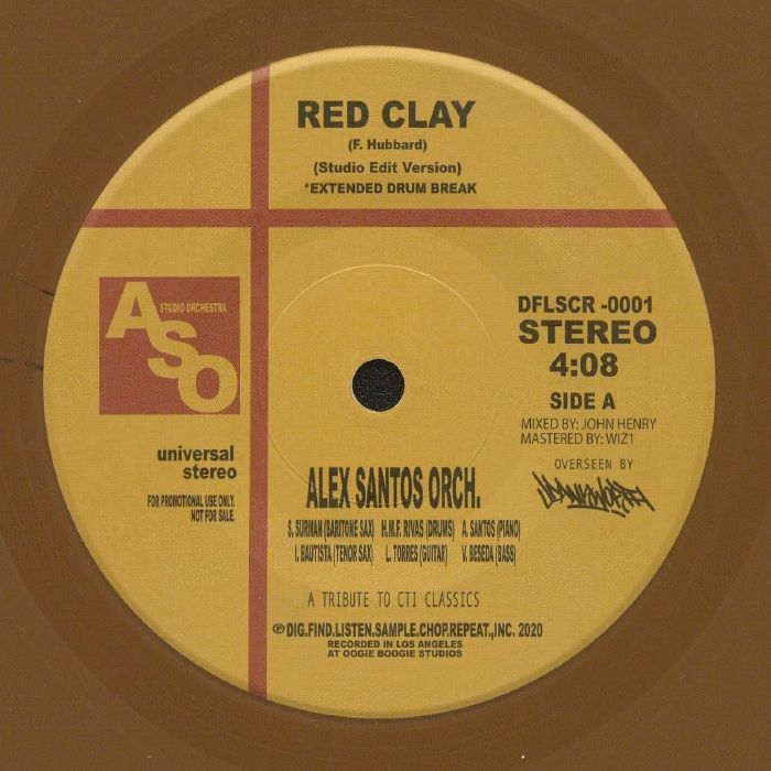 ALEX SANTOS ORCHESTRA - Red Clay