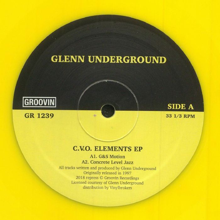 UNDERGROUND, Glenn - CVO Elements EP (reissue)