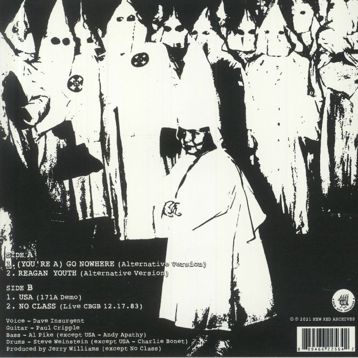 REAGAN YOUTH - (You're A) Go Nowhere