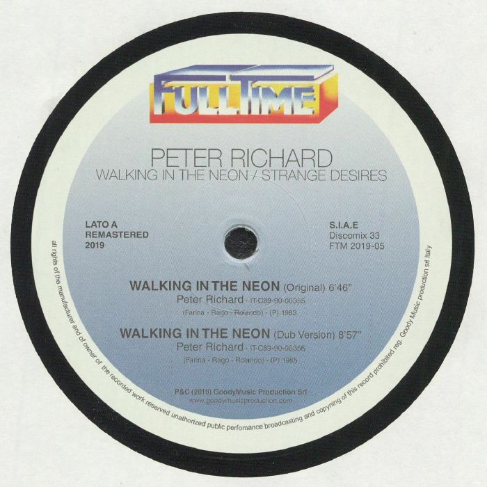 RICHARD, Peter - Walking In The Neon (remastered)