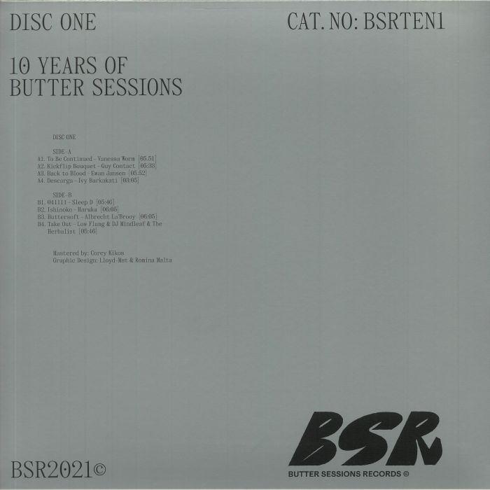 VARIOUS - 10 Years Of Butter Sessions: Disc One