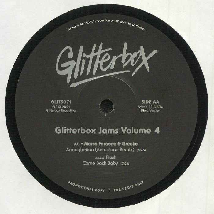 PICCHIOTTI, Mark/JERSEY STREET/MARCO FARAONE/GREEKO/FLUSH - Glitterbox Jams Volume 4