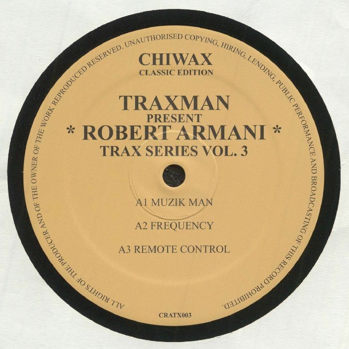 ROBERT ARMANI - Trax Series Vol 3