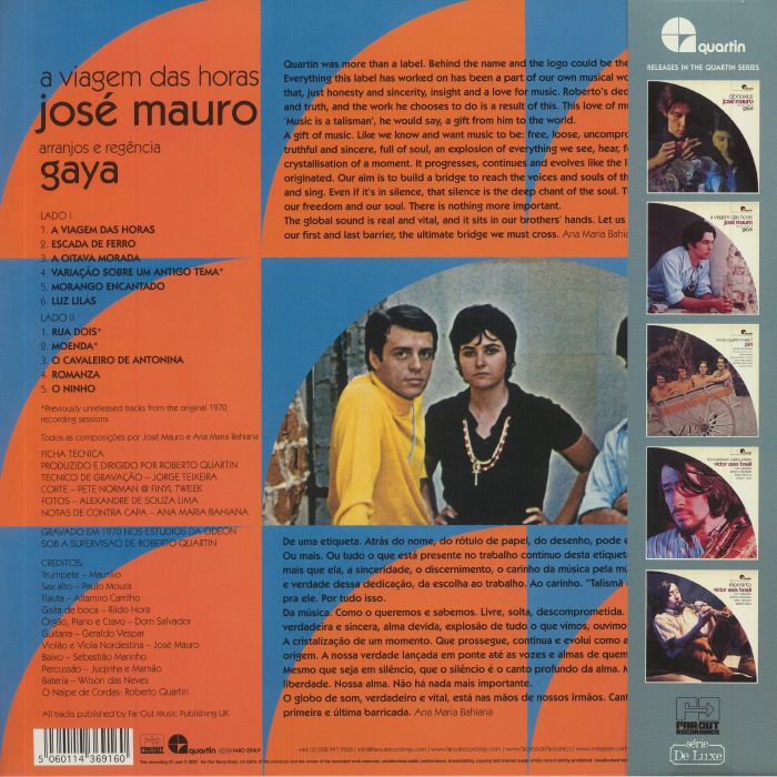 MAURO, Jose - A Viagem Das Horas