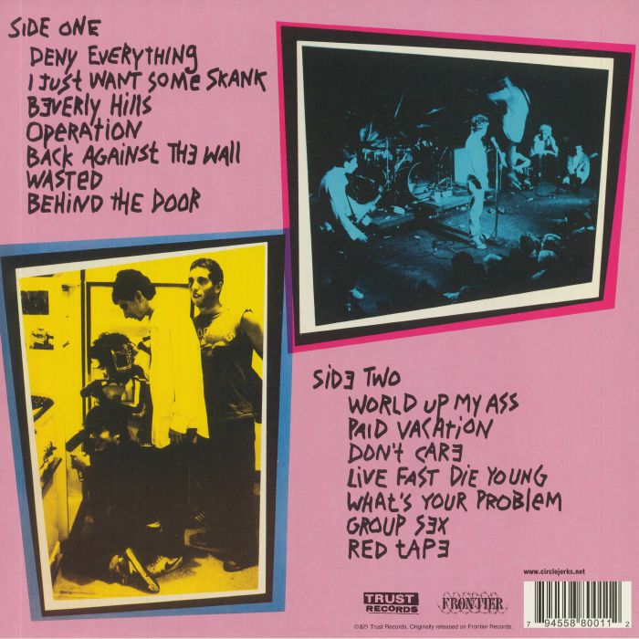 Circle Jerks Group Sex 40th Anniversary Deluxe Edition Remastered
