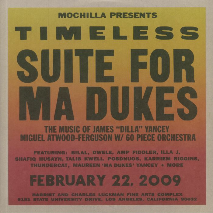 ATWOOD FERGUSON, Miguel - Timeless: Suite For Ma Dukes The Music Of James J Dilla Yancey (reissue)