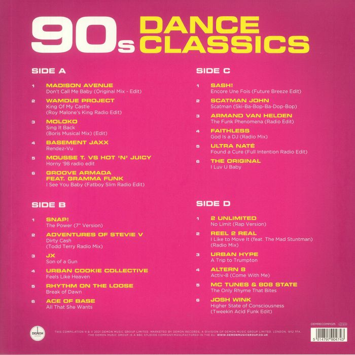 VARIOUS - 90s Dance Classics Vinyl at Juno Records.