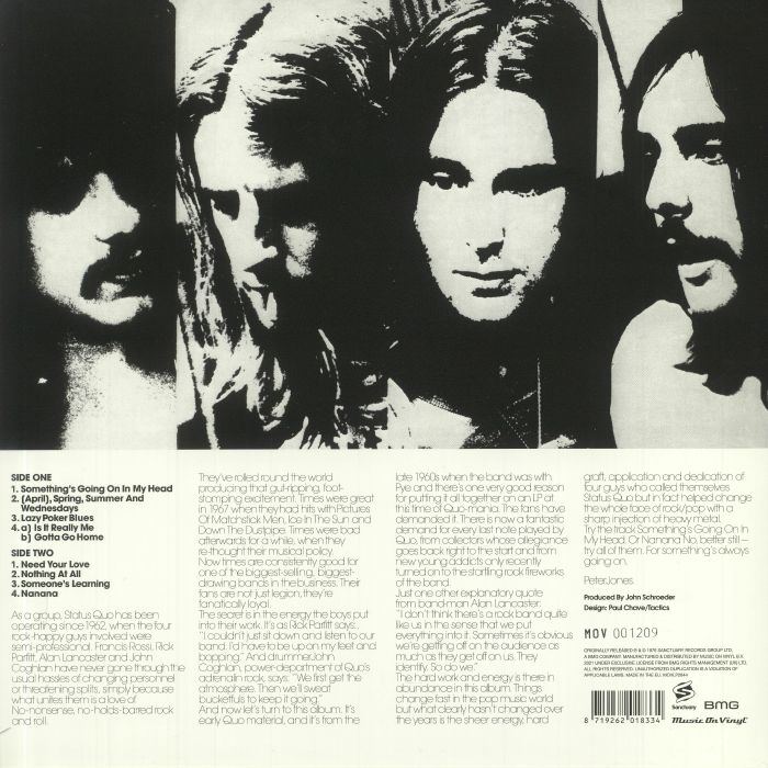 STATUS QUO The Rest Of Status Quo (45th Anniversary Edition) (Record