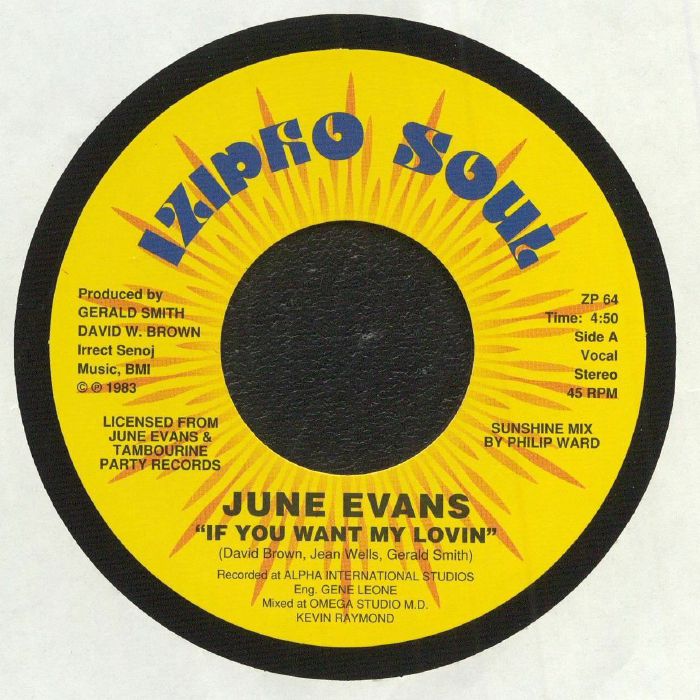 EVANS, June - If You Want My Lovin'