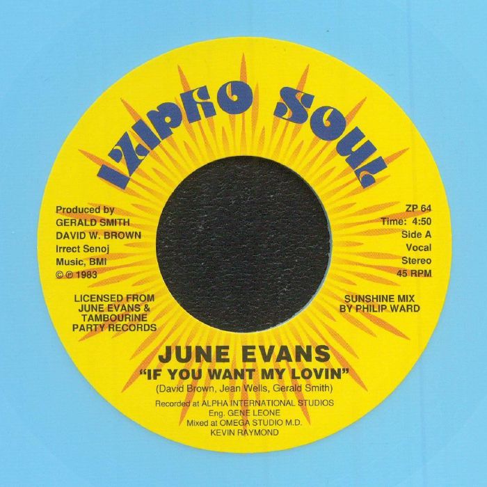 EVANS, June - If You Want My Lovin'