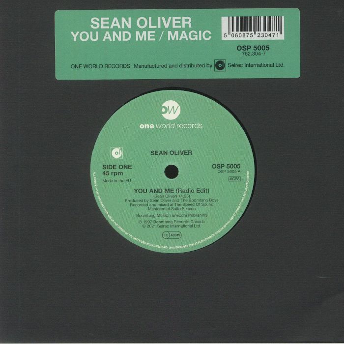 OLIVER, Sean - You & Me