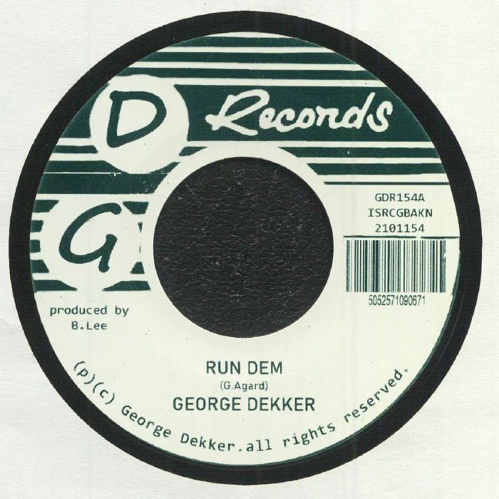 DEKKER, George - Run Dem (Record Store Day RSD 2021)