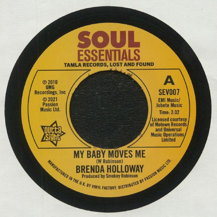 HOLLOWAY, Brenda - My Baby Moves Me