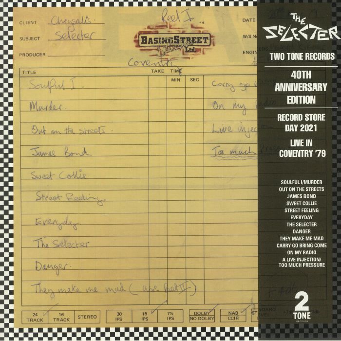 SELECTER, The - Live In Coventry '79 (40th Anniversary Edition) (Record Store Day RSD 2021)