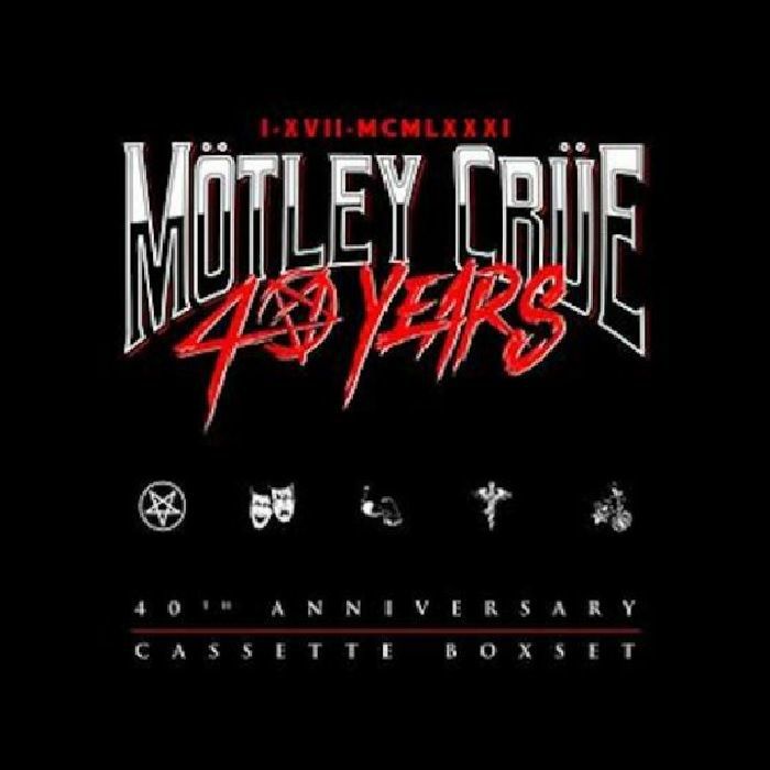 MOTLEY CRUE - 40 Years: 40th Anniversary Cassette Boxset (Record Store Day RSD 2021)