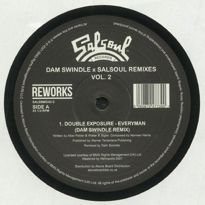DOUBLE EXPOSURE/KONGAS - Dam Swindle & Salsoul Remixes Vol 2