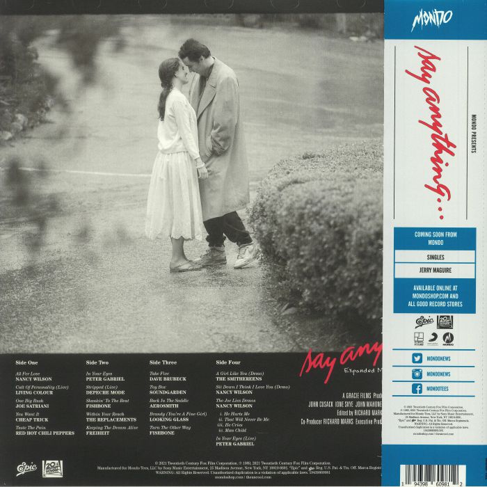 VARIOUS Say Anything (Expanded Edition) (Soundtrack) Vinilos at Juno