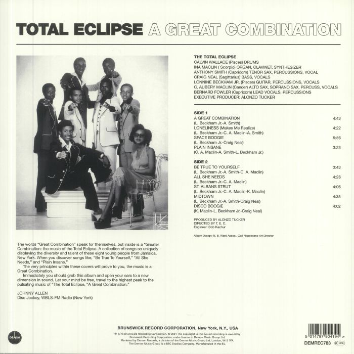 TOTAL ECLIPSE, The - A Great Combination