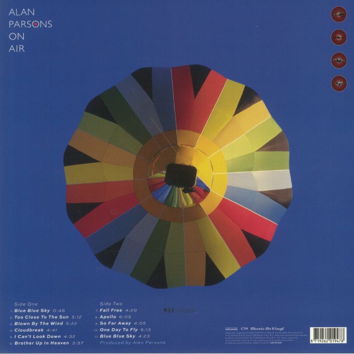 Alan PARSONS - On Air (25th Anniversary Edition) Vinyl at Juno Records.