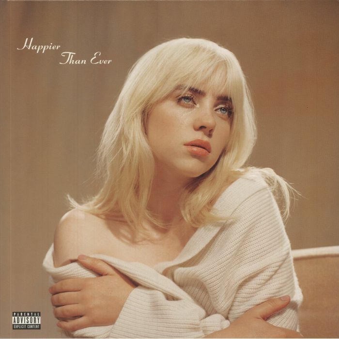 Billie Eilish – Happier Than Ever vinyl cover