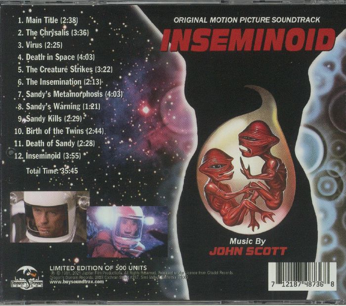 SCOTT, John - Inseminoid (Soundtrack) (reissue)