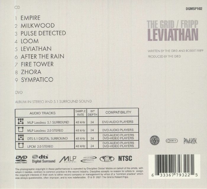 GRID, The/ROBERT FRIPP - Leviathan
