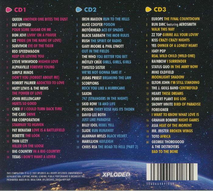 VARIOUS - 80s Rock Down: The Ultimate Rock Anthems CD at Juno Records.