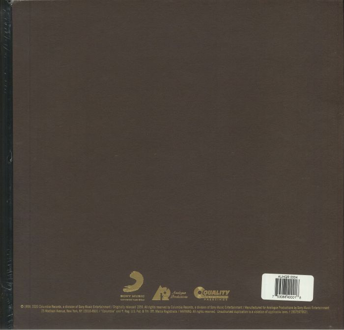 DAVIS, Miles - Kind Of Blue (reissue)