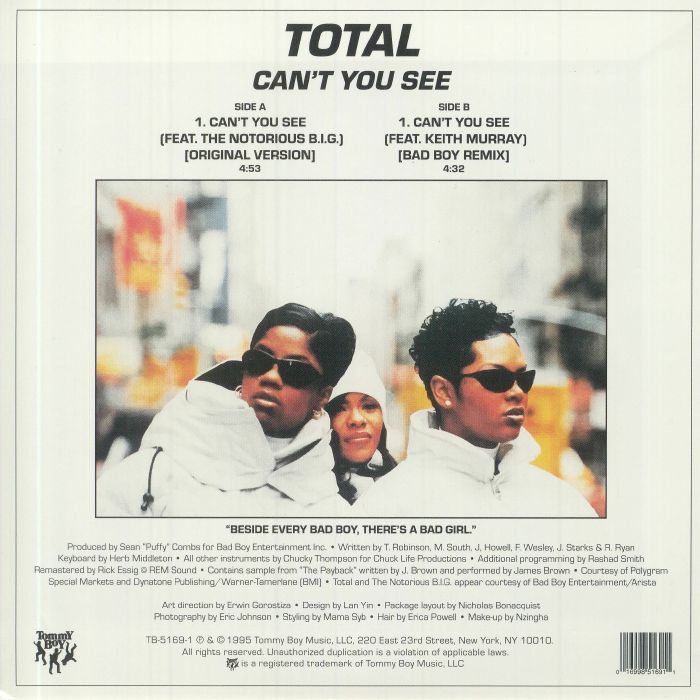 TOTAL Can t You See (25th Anniversary Edition) Vinyl at Juno Records.