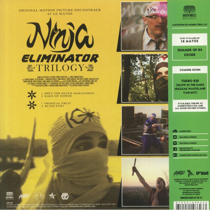 LE MATOS Ninja Eliminator Trilogy (Soundtrack) Vinyl at Juno Records.