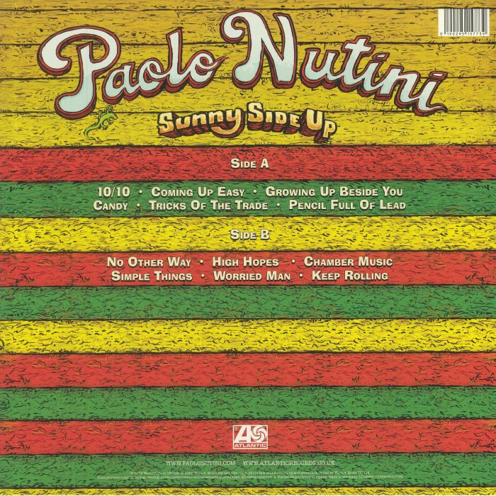 NUTINI, Paolo - Sunny Side Up (reissue)