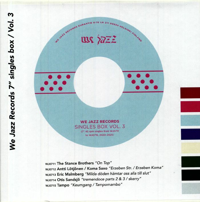 VARIOUS - We Jazz Records 7" Singles Box: Vol 3