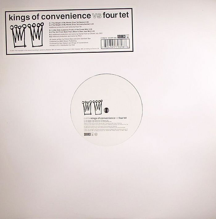 KINGS OF CONVENIENCE vs FOUR TET - The Weight Of My Words