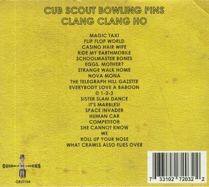 CUB SCOUT BOWLING PINS - Clang Clang Ho