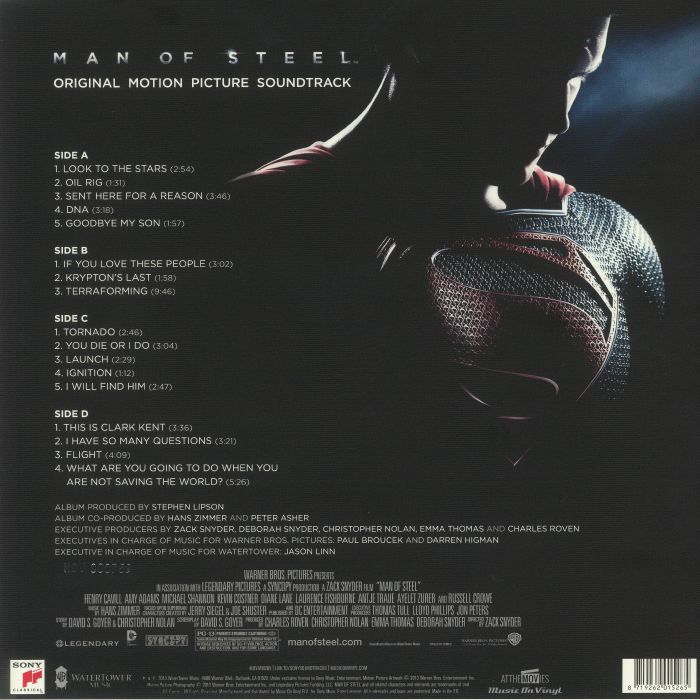 Hans ZIMMER Man Of Steel (Soundtrack) (Deluxe Edition) (reissue
