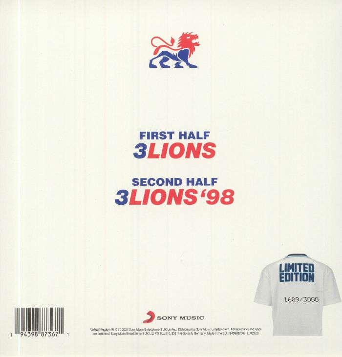 BADDIEL & SKINNER/LIGHTNING SEEDS - Three Lions (25th Anniversary Edition)
