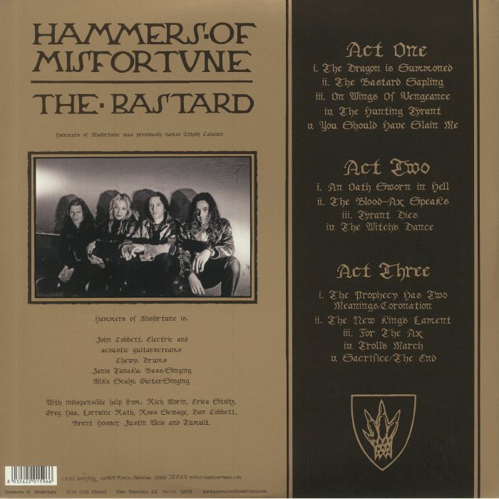 HAMMERS OF MISFORTUNE - The Bastard (Deluxe Edition) (remastered)