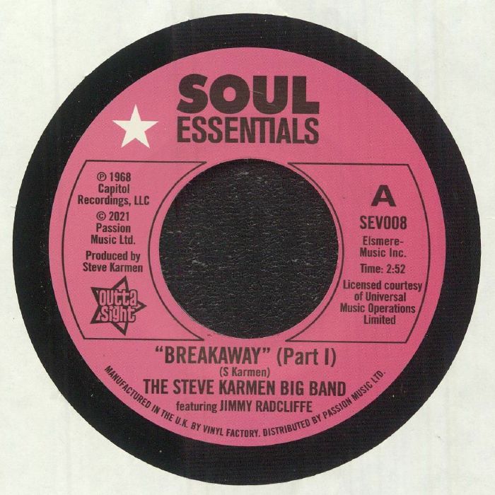 STEVE KARMEN BIG BAND, The - Breakaway (reissue)