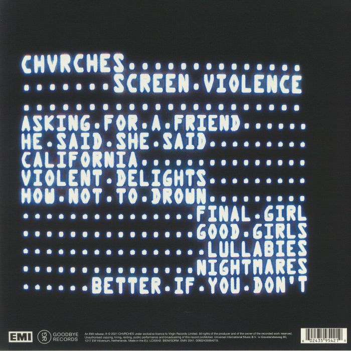 CHVRCHES - Screen Violence