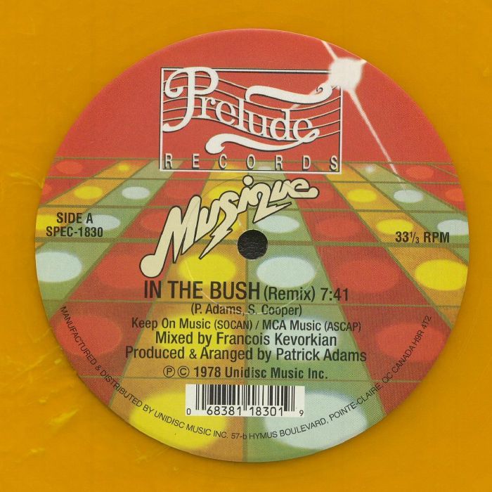 MUSIQUE - In The Bush (reissue)