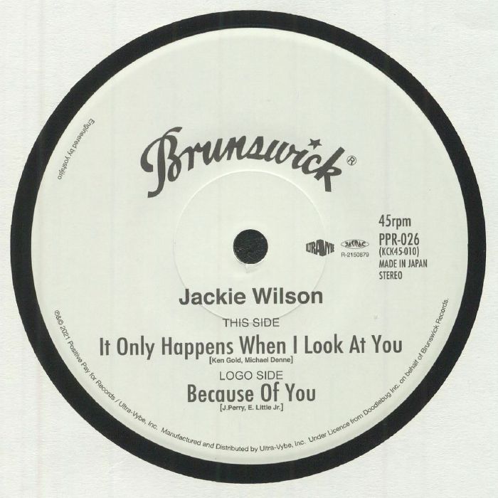WILSON, Jackie - It Only Happens When I Look At You