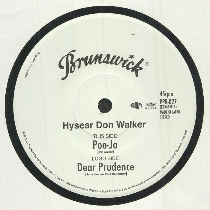 Hysear Don WALKER - Poo Jo Vinyl at Juno Records.